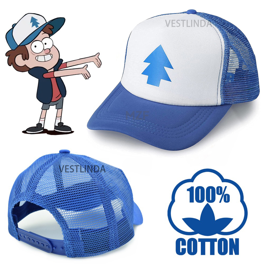 Trucker Cap Mesh - Бейсболка-тракер унисекс с принтом Pine Tree