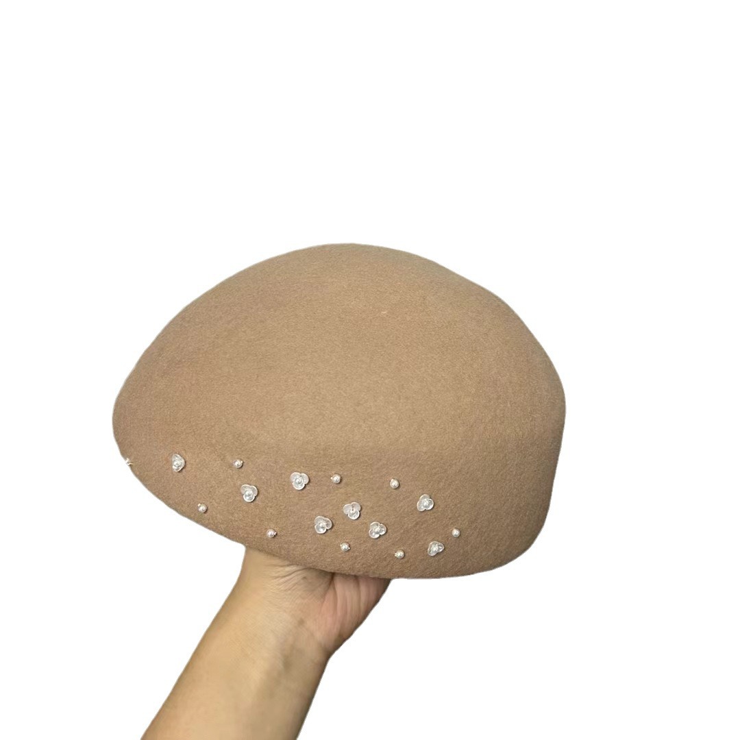 Beret French Wool - Женский шерстяной берет во французском стиле,