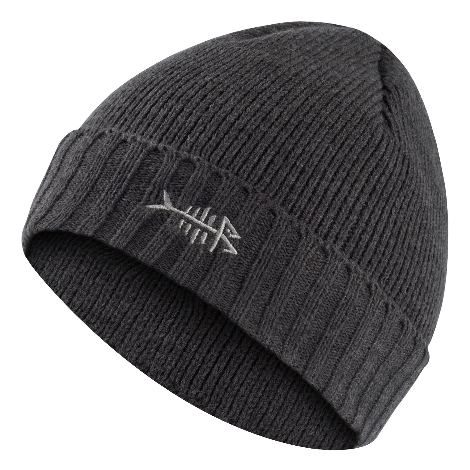 Beanie Cuffed Knit - Зимние шапки-бини BASSDASH с флисовой подкладкой,