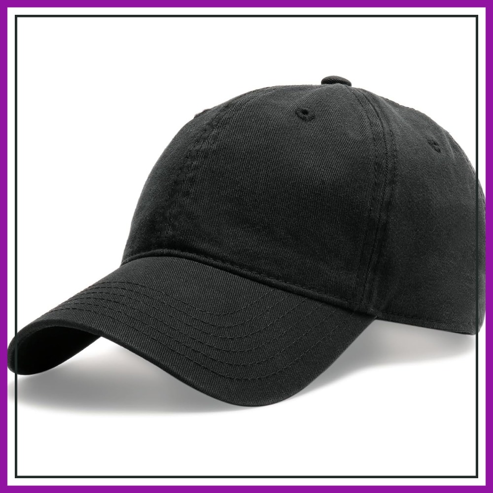 Dad Hat Cotton - Унисекс винтажная бейсболка без структуры из