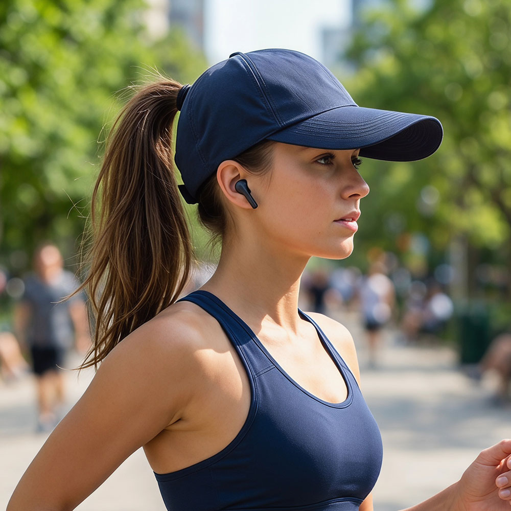 Baseball Cap Structured - Универсальная бейсболка с вырезом для хвоста,