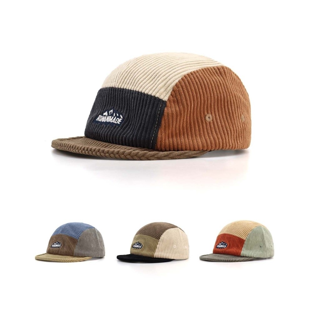 Corduroy Cap 5 Panel - Ретро-бейсболка из вельвета в уличном и