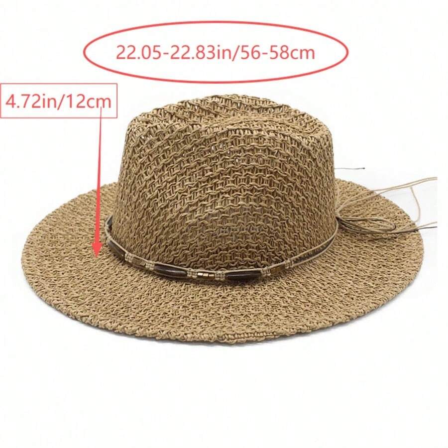 Sun Hat Wide Brim - Соломенная шляпа с широкими полями для