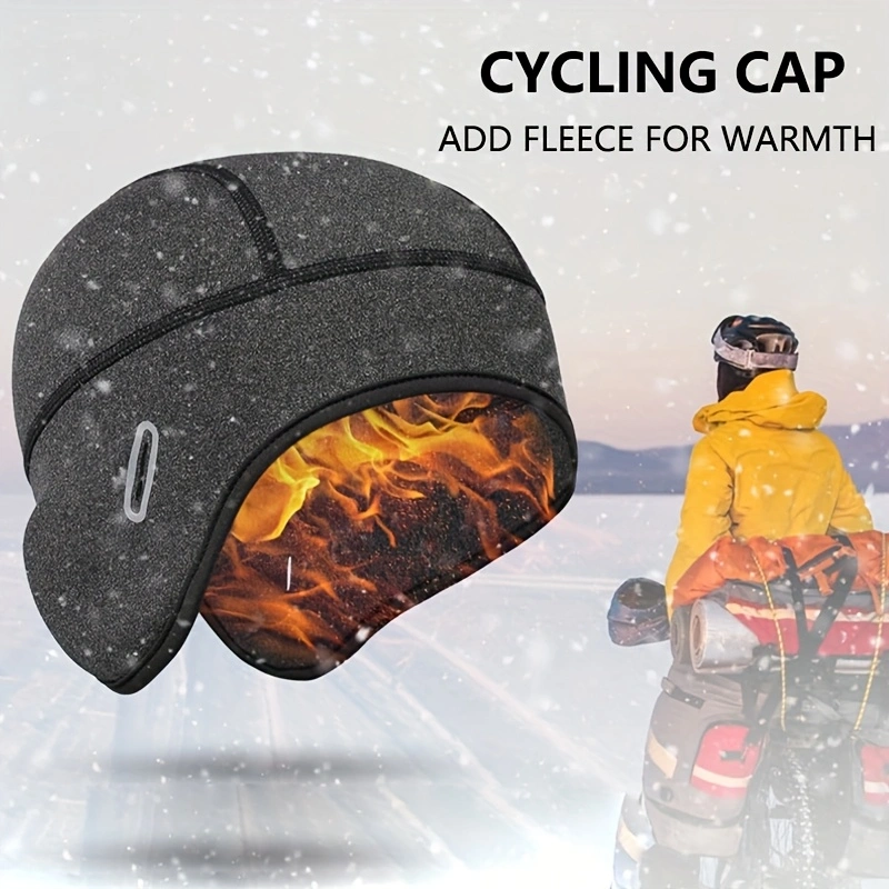Skull Cap Helmet Liner - Зимняя теплая флисовая шапка-подшлемник для велоспорта
