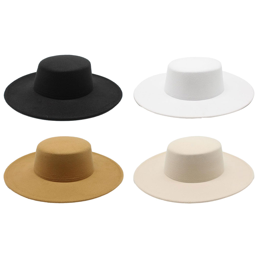 Fedora Hat Wool - Французские женские фетровые шляпы с галстуком-бабочкой