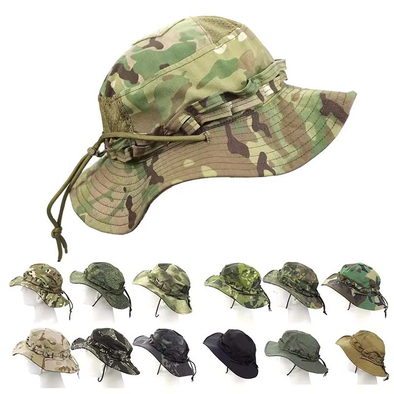 Boonie Hat Tactical - Камуфляжная тактическая кепка-панама для мужчин, для