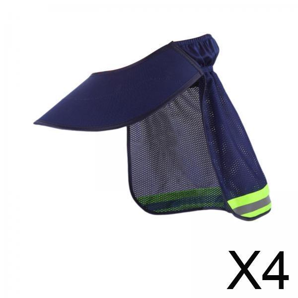 Sun Hat Wide Brim - 4x Защитный козырек для каски с