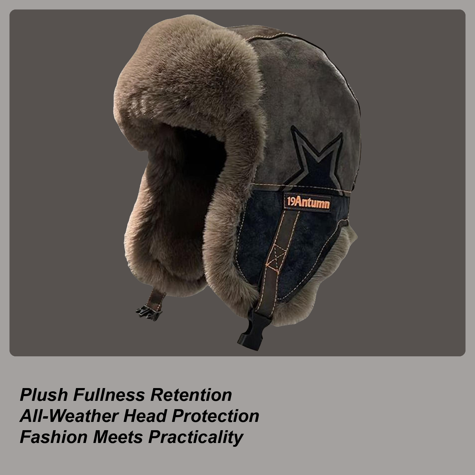 Trapper Hat Ear Flap - Зимняя шапка-траппер, теплая водонепроницаемая зимняя шапка