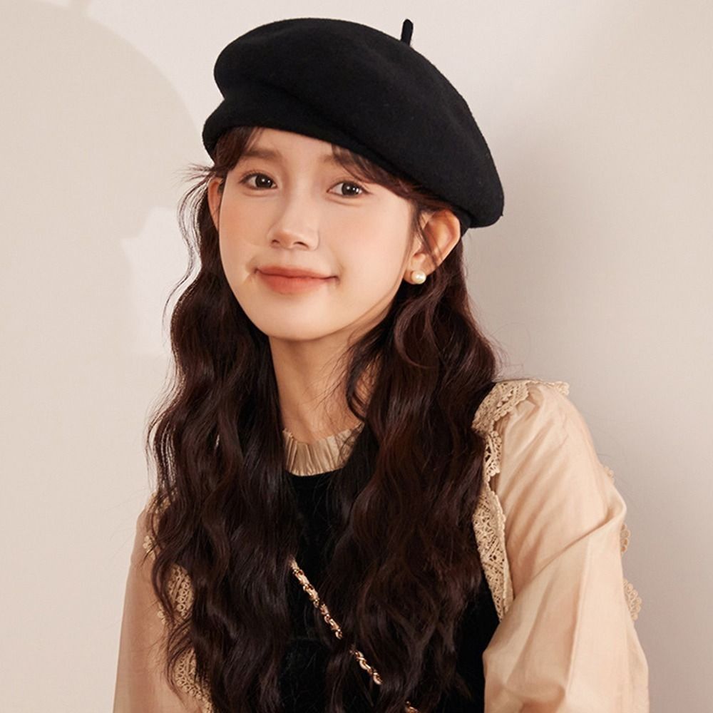 Модные теплые зимние шерстяные – обзор и цена Beret French Wool