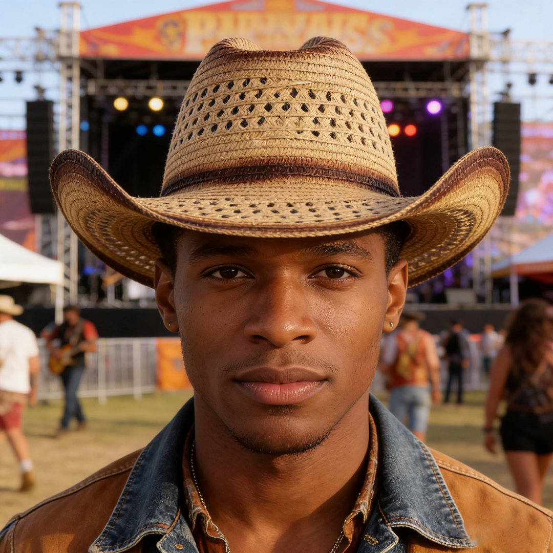 Ковбойская шляпа с широкими по – обзор и цена Cowboy Hat Straw