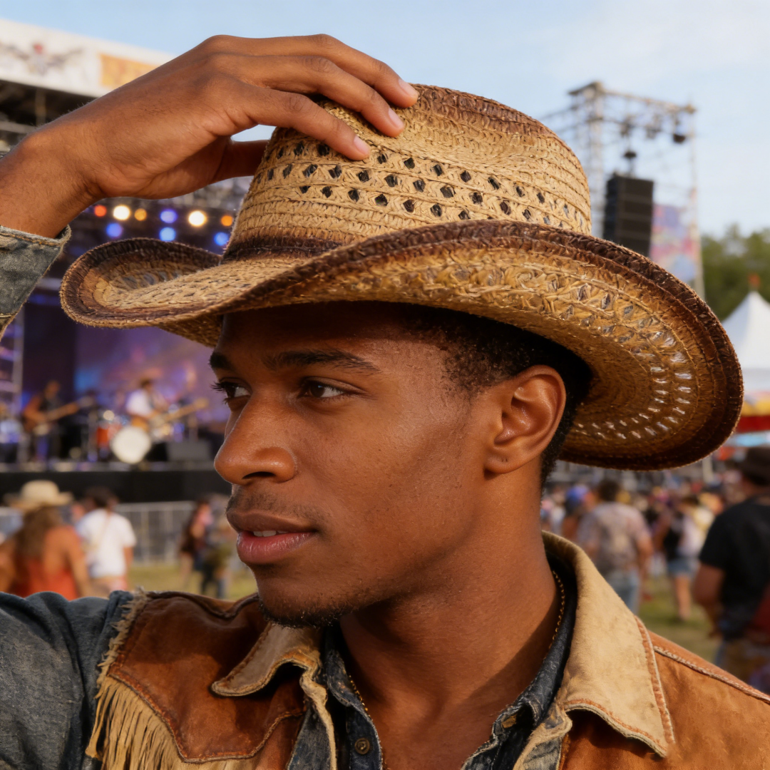 Ковбойская шляпа с широкими по – обзор и цена Cowboy Hat Straw