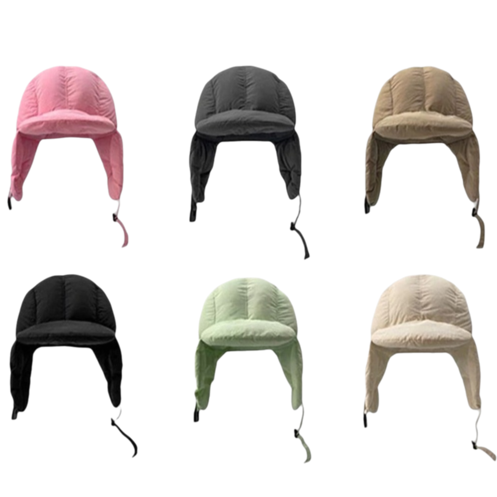 Сплошной цвет, мягкие шапки-бо – обзор и цена Trapper Hat Ear Flap