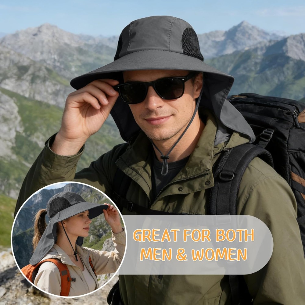 Солнцезащитная панама для мужч – обзор и цена Sun Hat Wide Brim