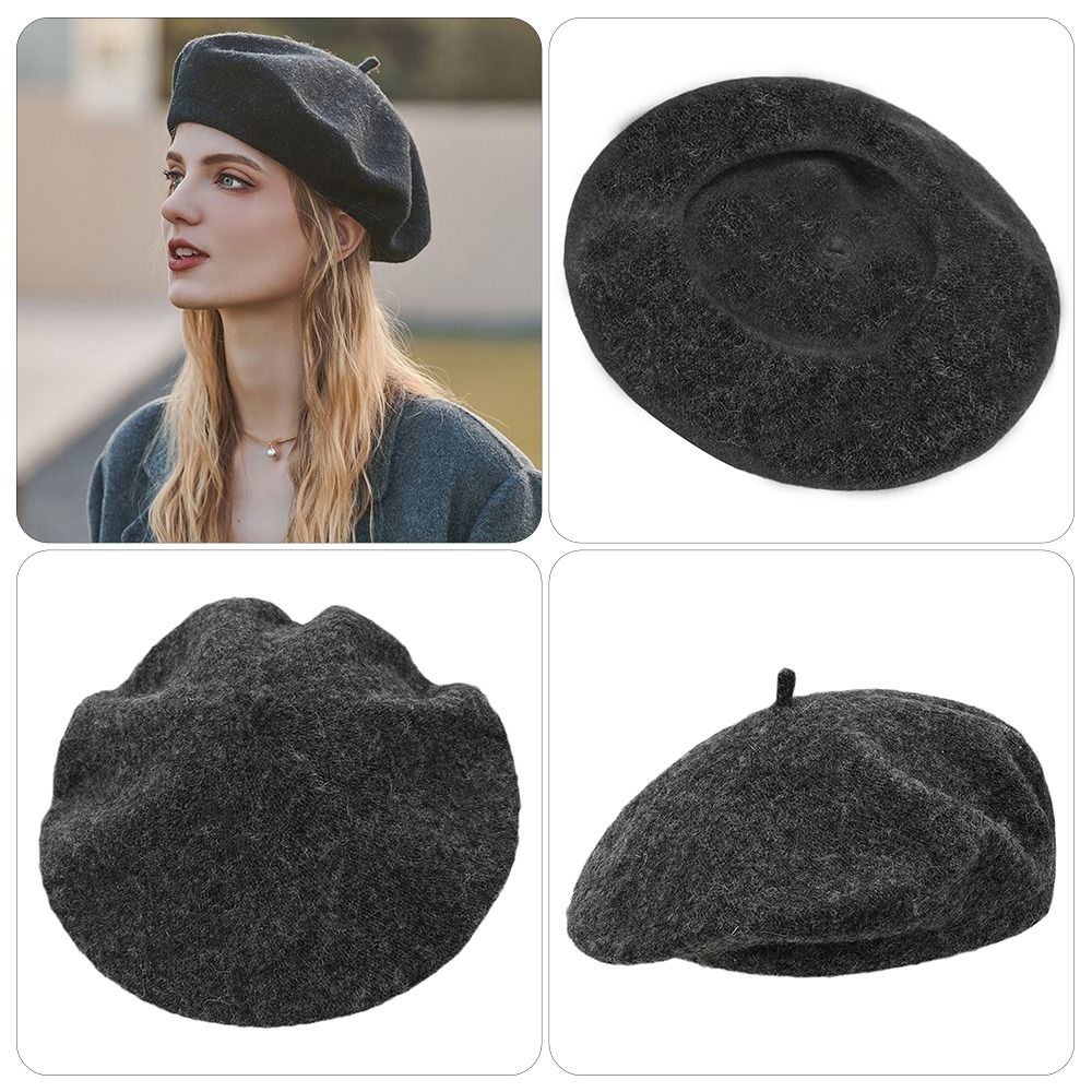 Шерстяной берет на осень-зиму, – обзор и цена Beret French Wool
