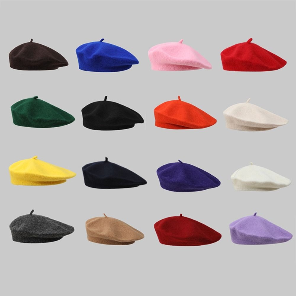 Шерстяной берет на осень-зиму, – обзор и цена Beret French Wool