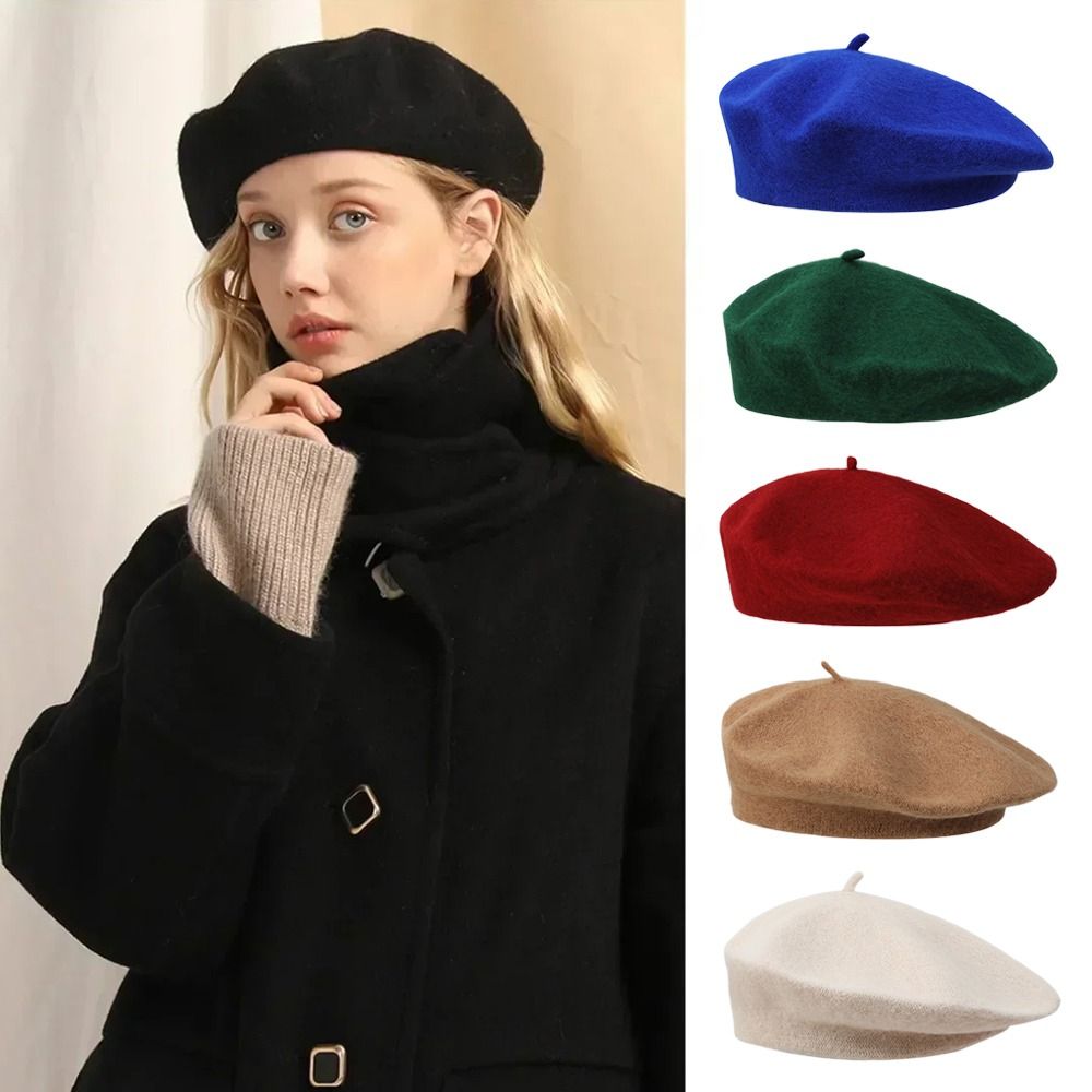 Шерстяной берет на осень-зиму, – обзор и цена Beret French Wool
