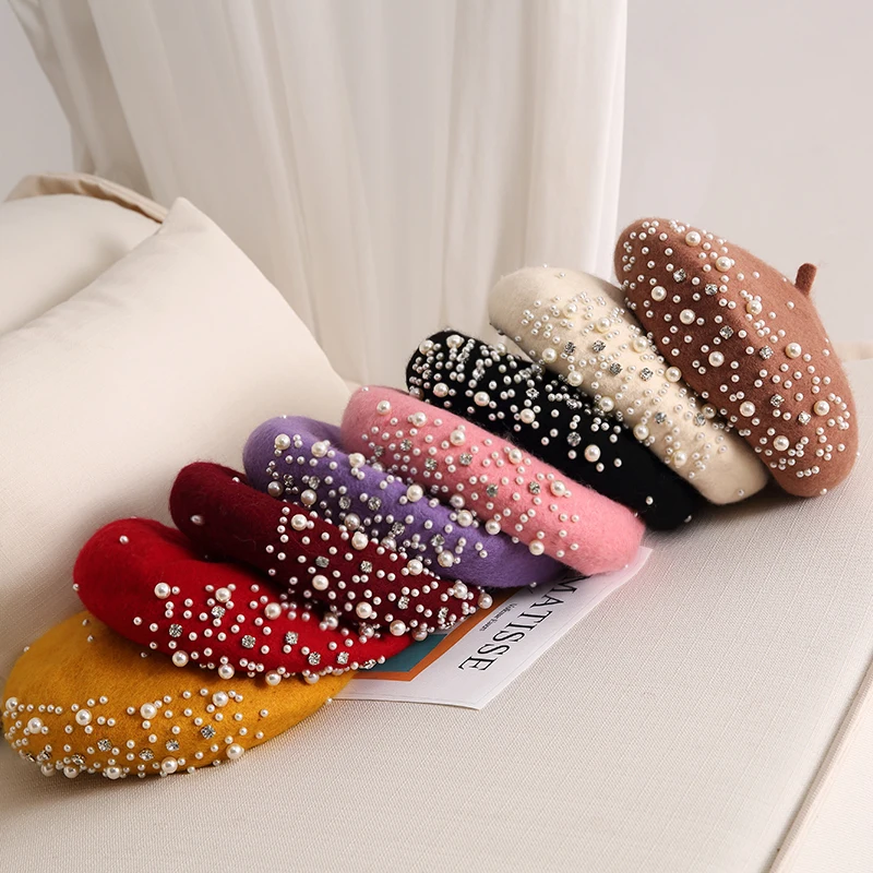 Женский шерстяной берет с буси – обзор и цена Beret French Wool
