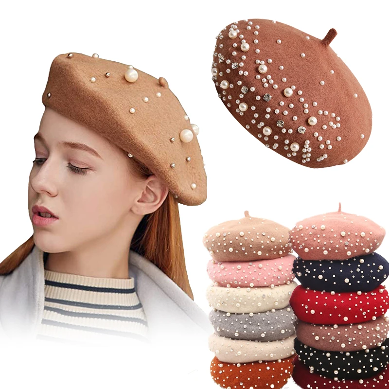 Женский шерстяной берет с буси – обзор и цена Beret French Wool