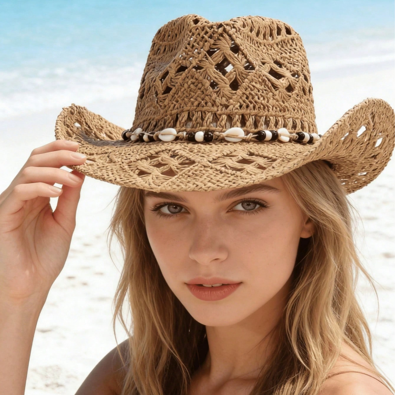 1 шт. Соломенная шляпа в стиле – обзор и цена Cowboy Hat Straw