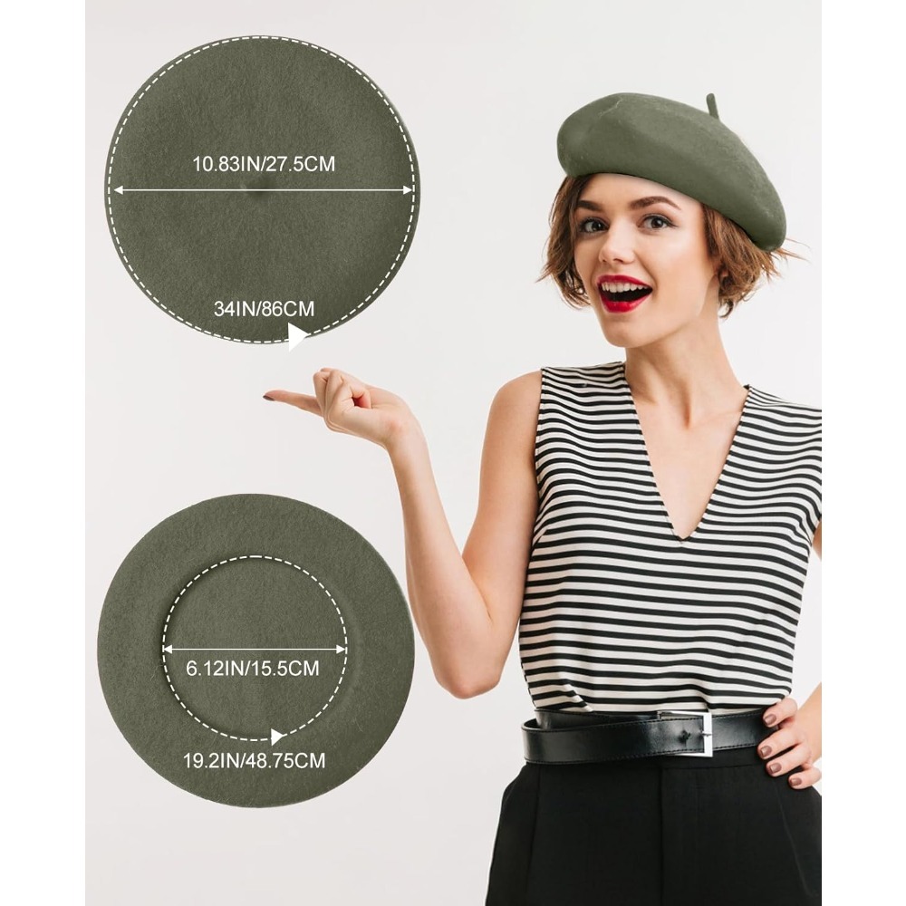 Шерстяные береты для женщин —  – обзор и цена Beret French Wool