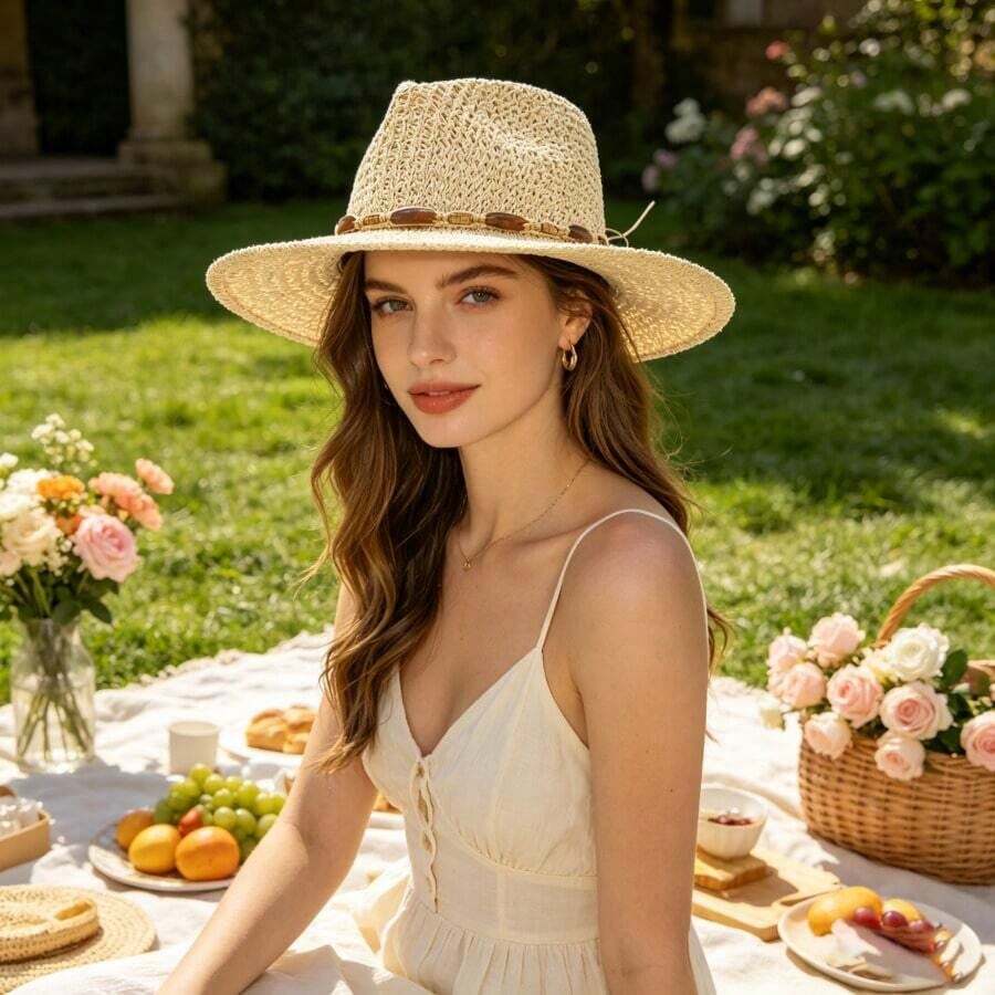 Соломенная шляпа с широкими по – обзор и цена Sun Hat Wide Brim