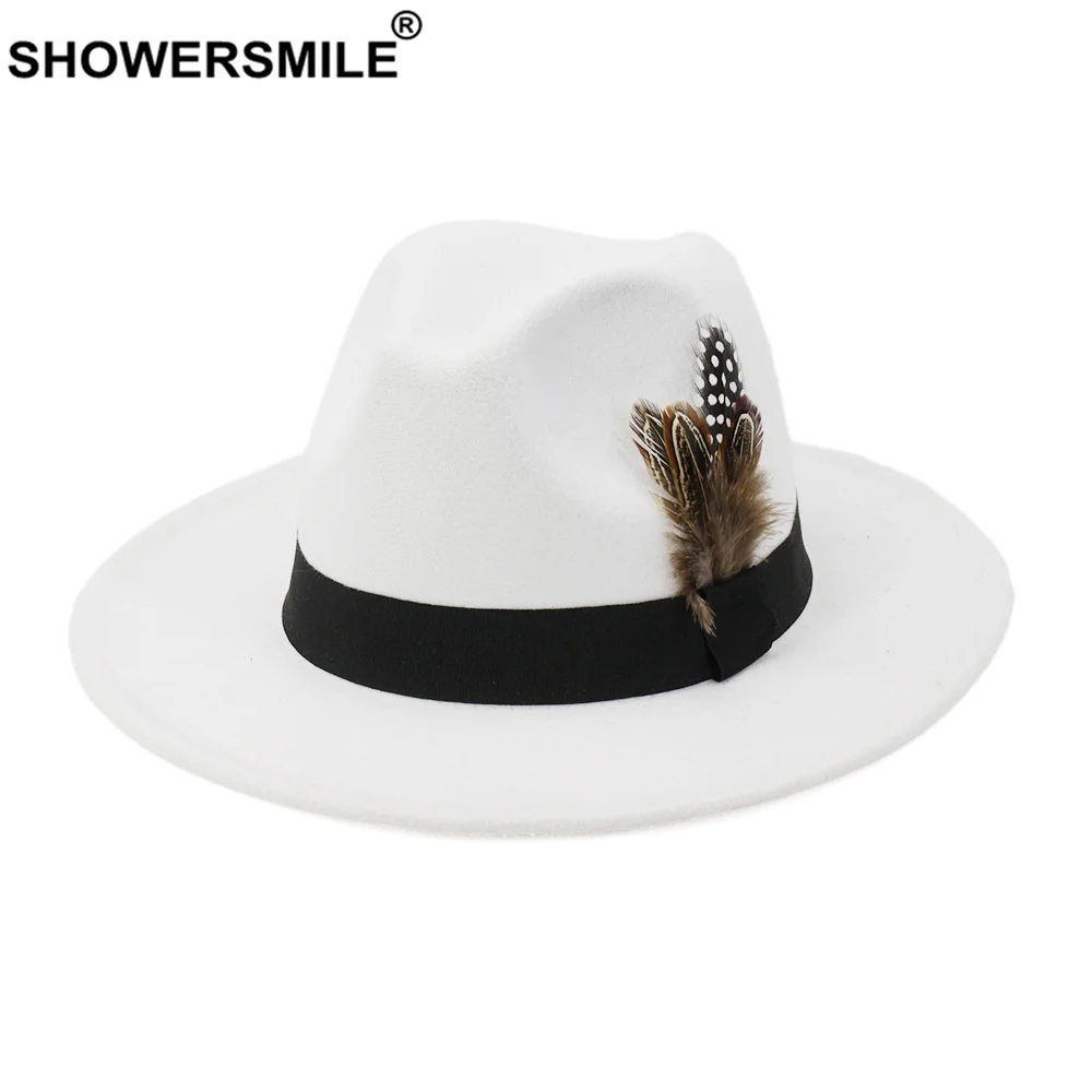 SHOWERSMILE Royal Blue Женская – обзор и цена Fedora Hat Wool