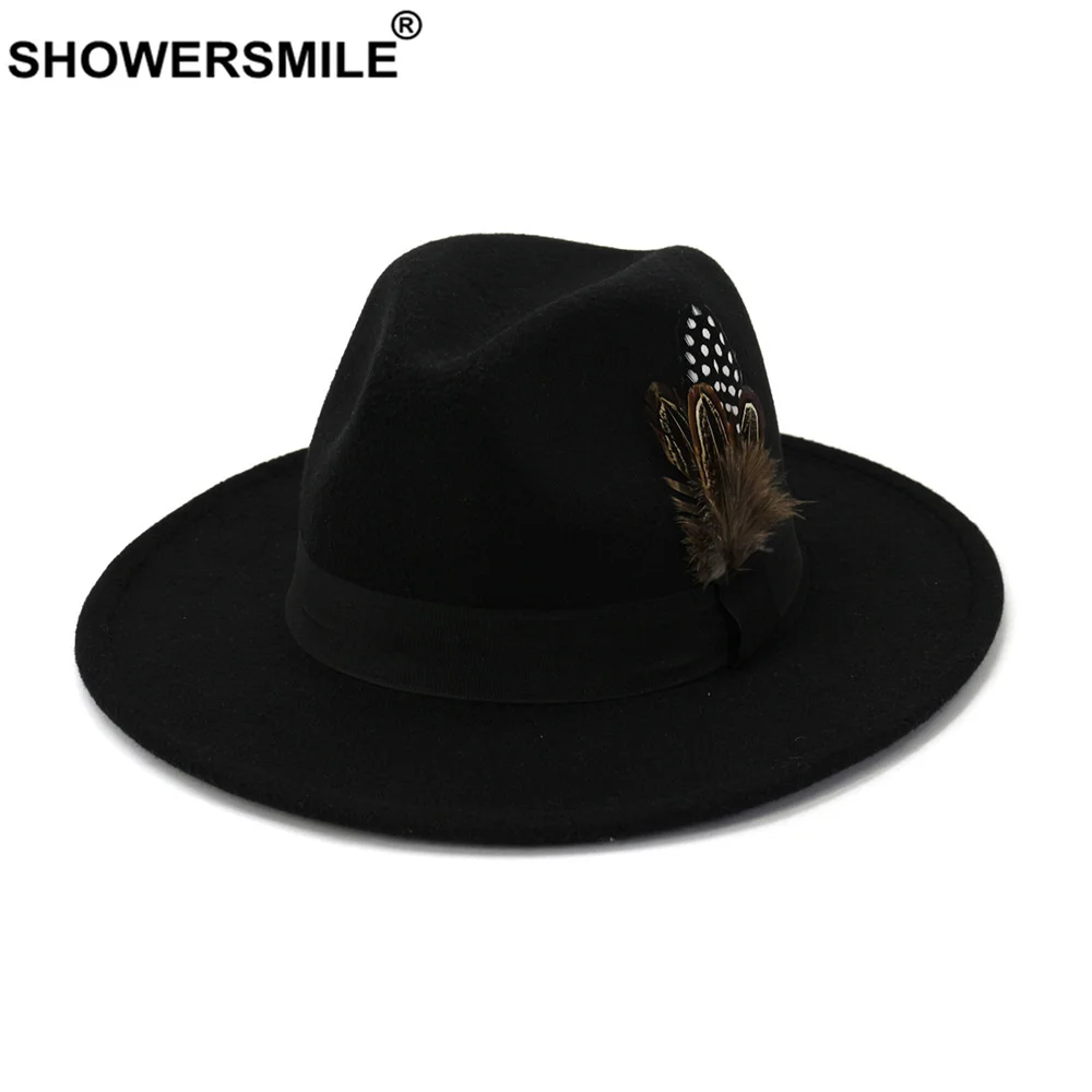SHOWERSMILE Royal Blue Женская – обзор и цена Fedora Hat Wool