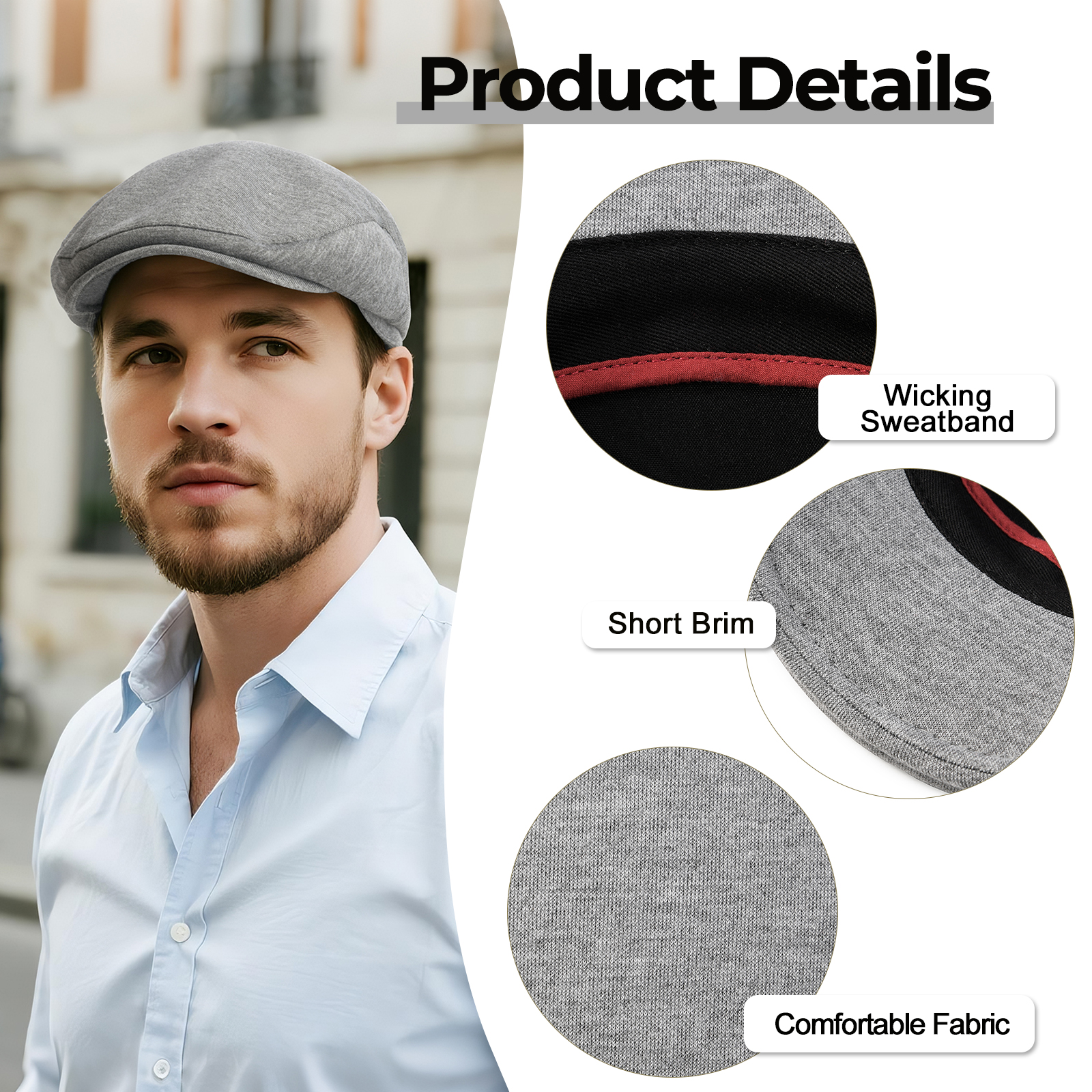 Классическая кепка-газетчица J – обзор и цена Newsboy Cap Ivy