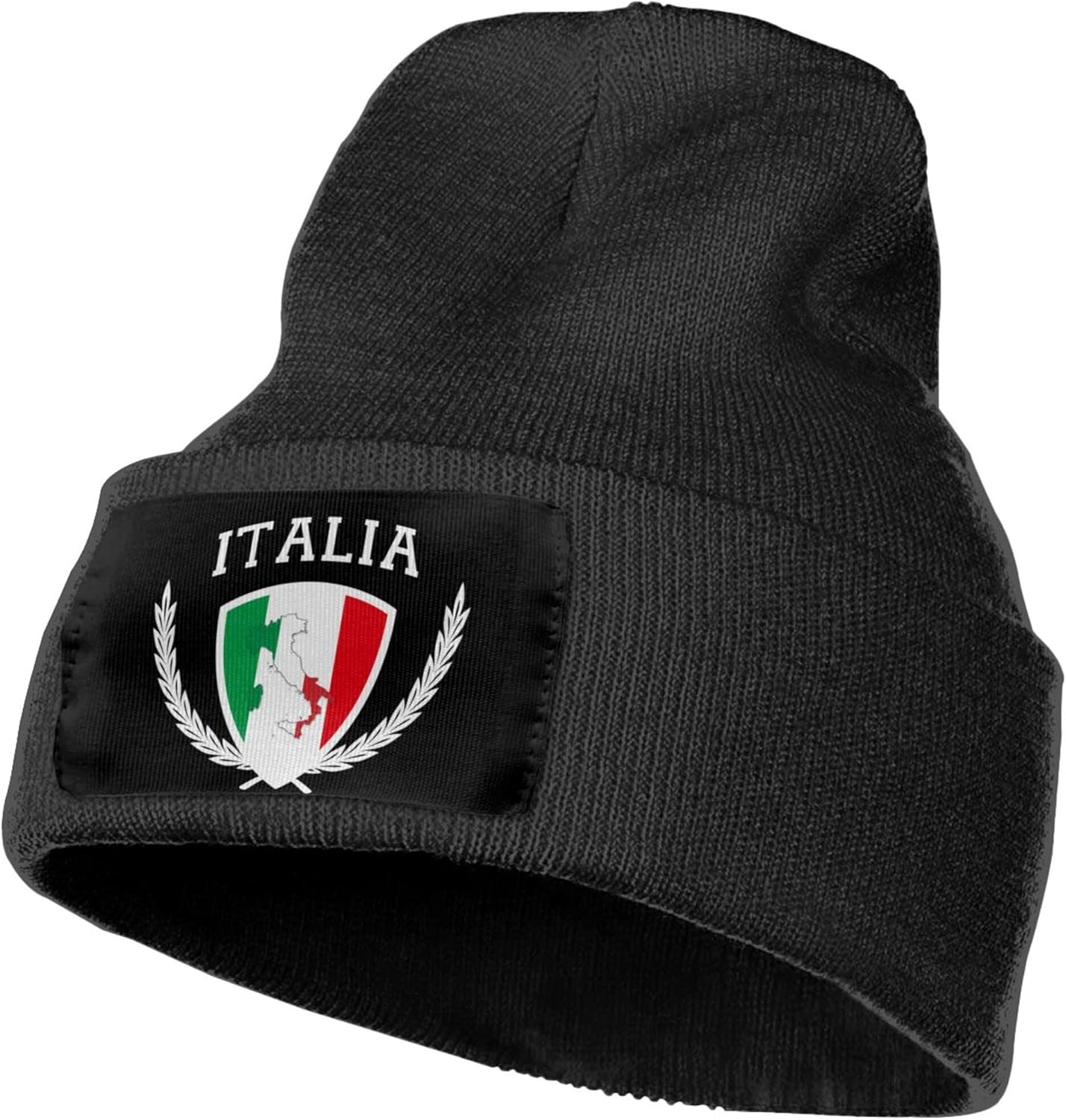 Вязаная шапка с итальянским фл – обзор и цена Beanie Cuffed Knit