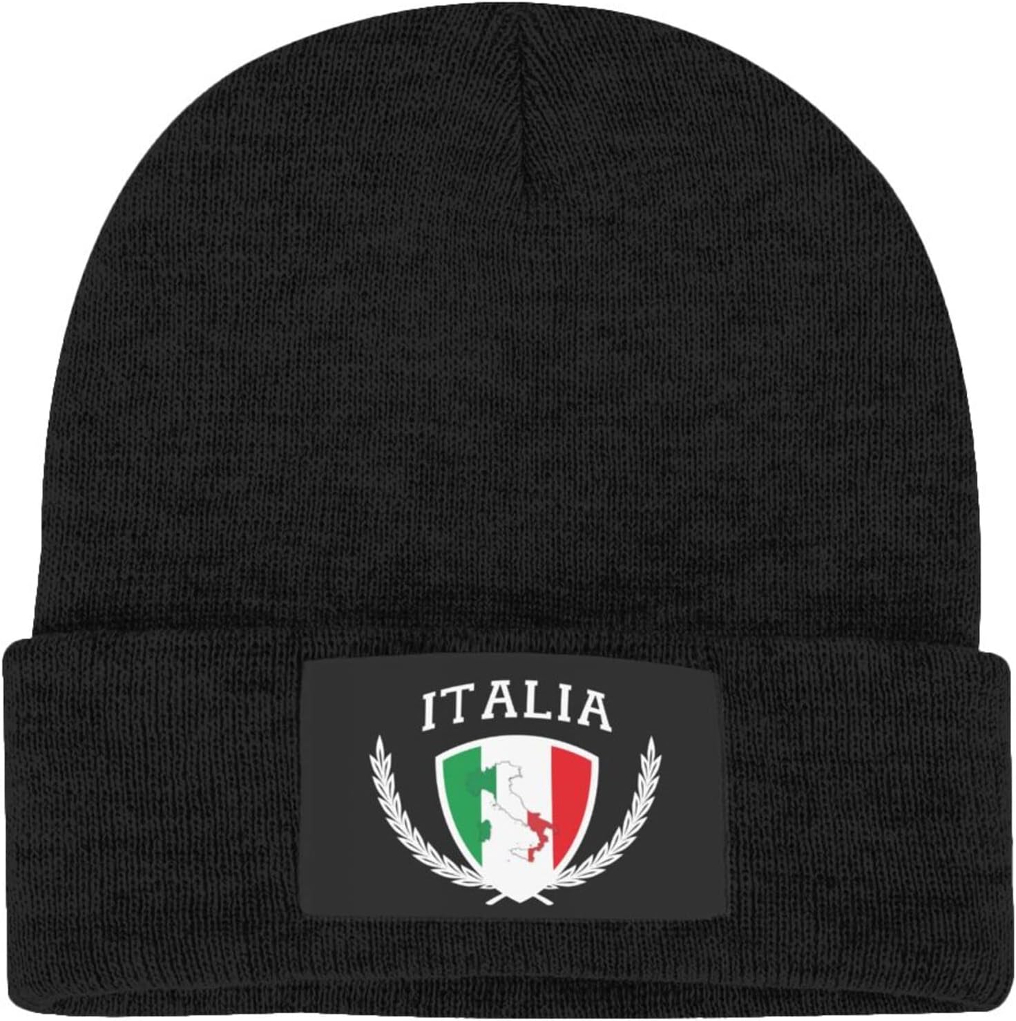Вязаная шапка с итальянским фл – обзор и цена Beanie Cuffed Knit