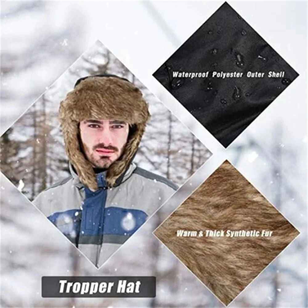 Мужская зимняя шапка-ушанка в  – обзор и цена Trapper Hat Ear Flap