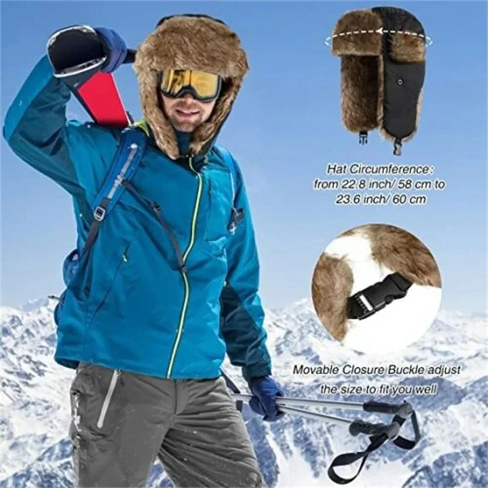 Мужская зимняя шапка-ушанка в  – обзор и цена Trapper Hat Ear Flap