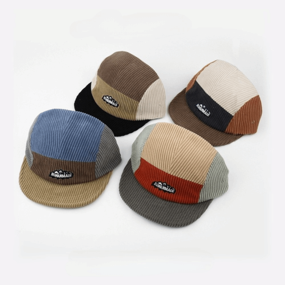 Ретро-бейсболка из вельвета в  – обзор и цена Corduroy Cap 5 Panel