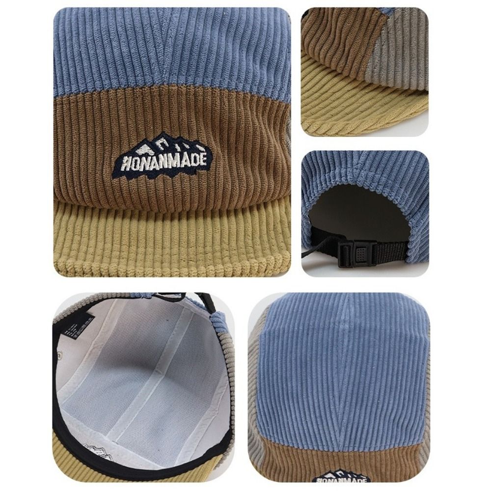 Ретро-бейсболка из вельвета в  – обзор и цена Corduroy Cap 5 Panel