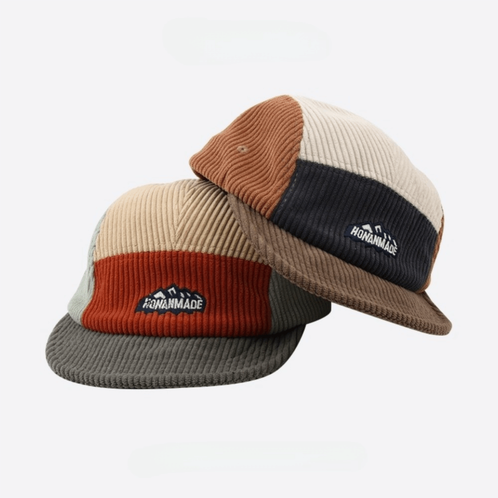 Ретро-бейсболка из вельвета в  – обзор и цена Corduroy Cap 5 Panel