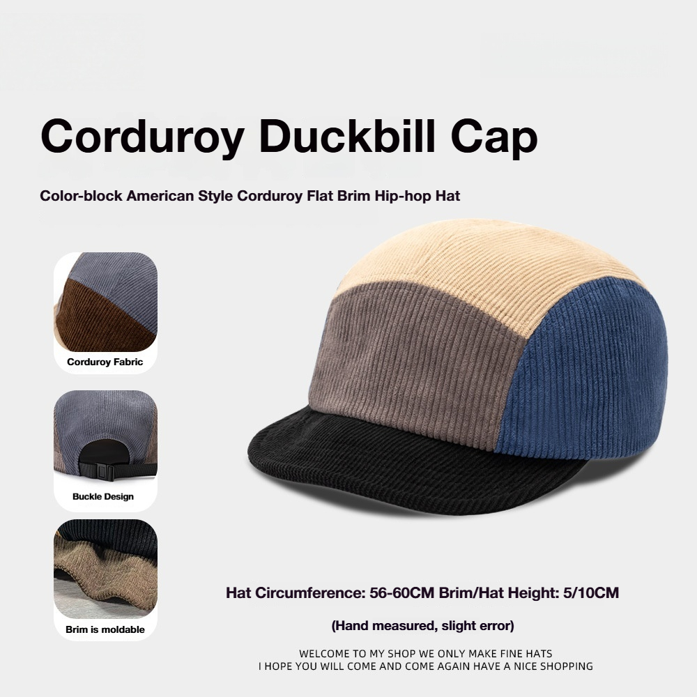 Унисекс винтажная кепка-пятипа – обзор и цена Corduroy Cap 5 Panel