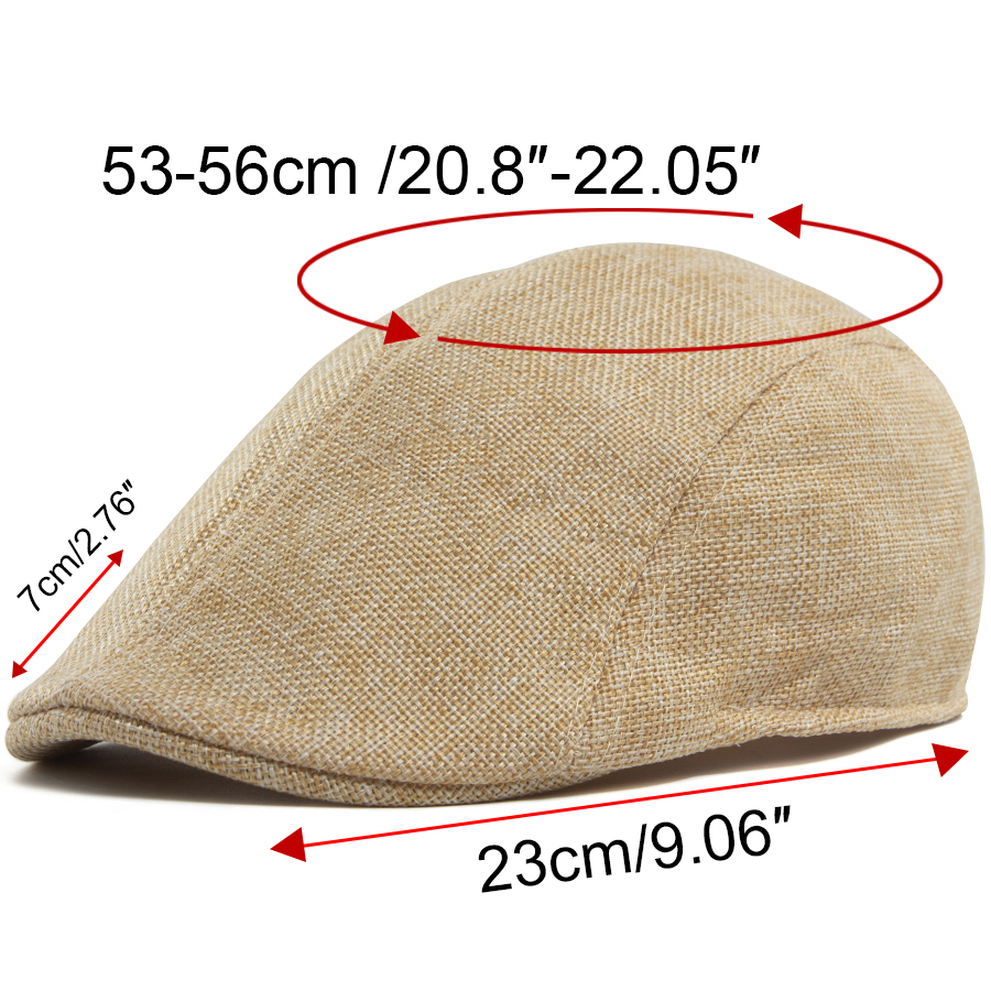 Мужская льняная кепка-флэткап  – обзор и цена Newsboy Cap Ivy