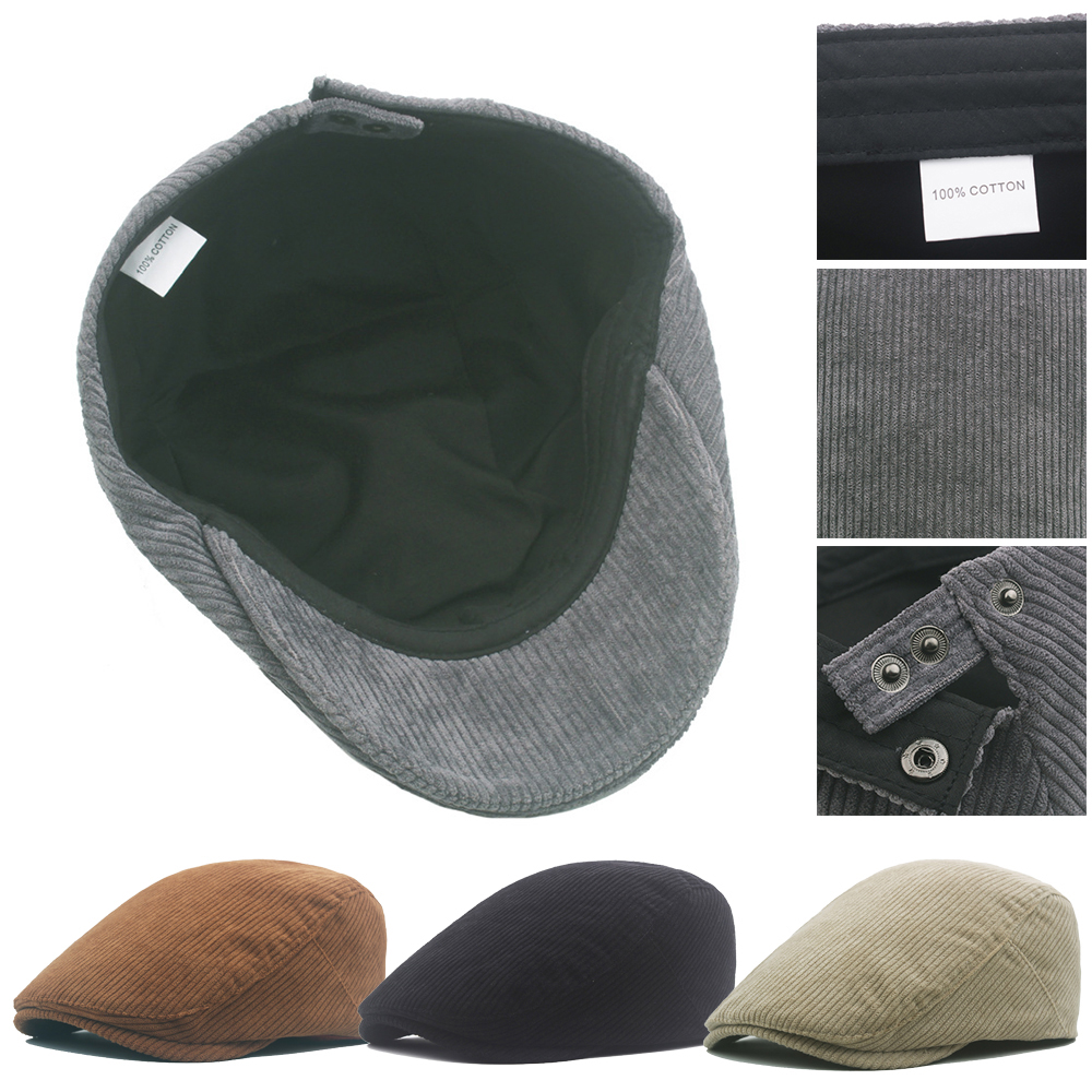 Новая вельветовая кепка-берет, – обзор и цена Newsboy Cap Ivy