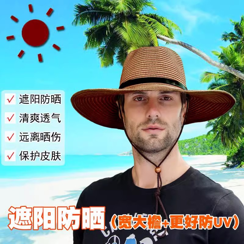 Летняя мужская ковбойская шляп – обзор и цена Cowboy Hat Straw