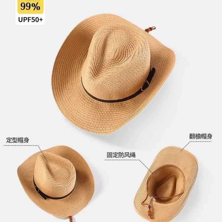 Летняя мужская ковбойская шляп – обзор и цена Cowboy Hat Straw