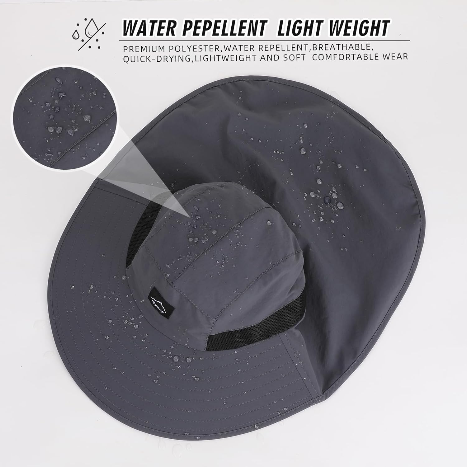 Солнцезащитная панама UPF50+ с – обзор и цена Sun Hat Wide Brim