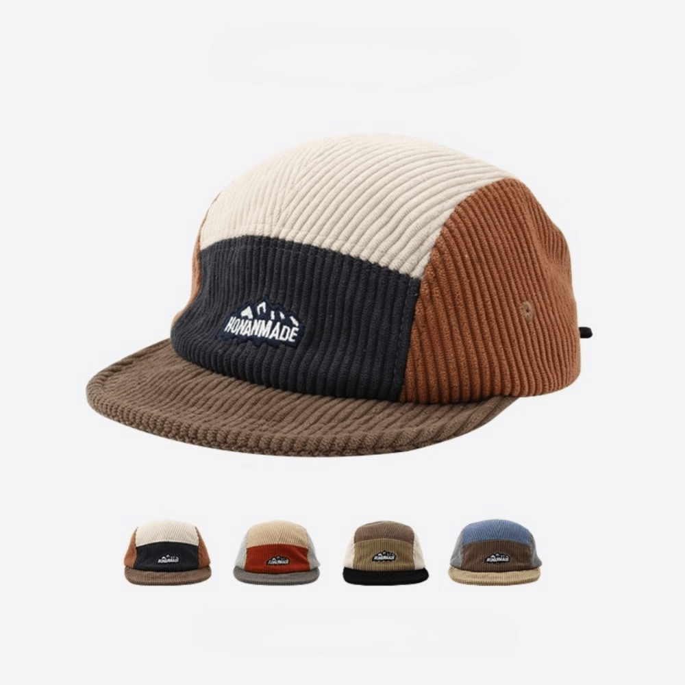 Ретро-бейсболка из вельвета в  – обзор и цена Corduroy Cap 5 Panel