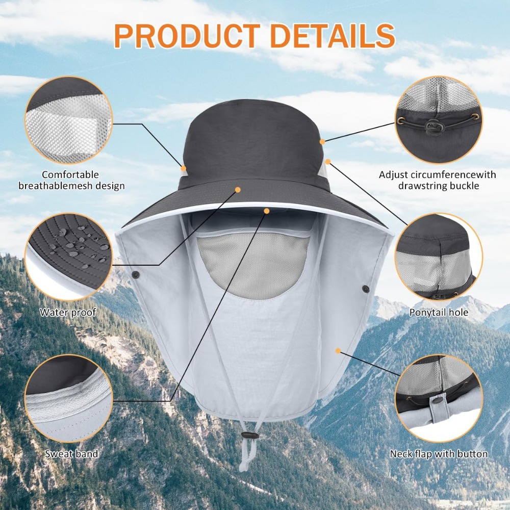 Широкополая панама для рыбалки – обзор и цена Sun Hat Wide Brim